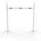 Height restriction barrier | with 2 square posts | cross tube length: 3000 mm | for casting in concrete | without barrier of aluminium tube